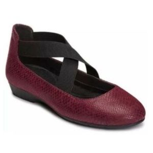 Aerosoles Flats Slip On Strap Fabric Shoes 8.5